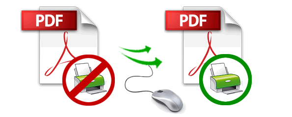 print a protected PDF