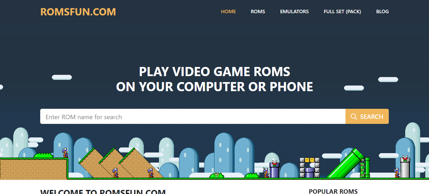 ROMSFUN: Site DE téléchargement jeux PSP, Nintendo en ISO