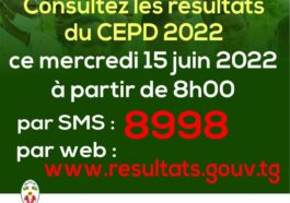 Résultats du CEPD 2022 au Togo PDF