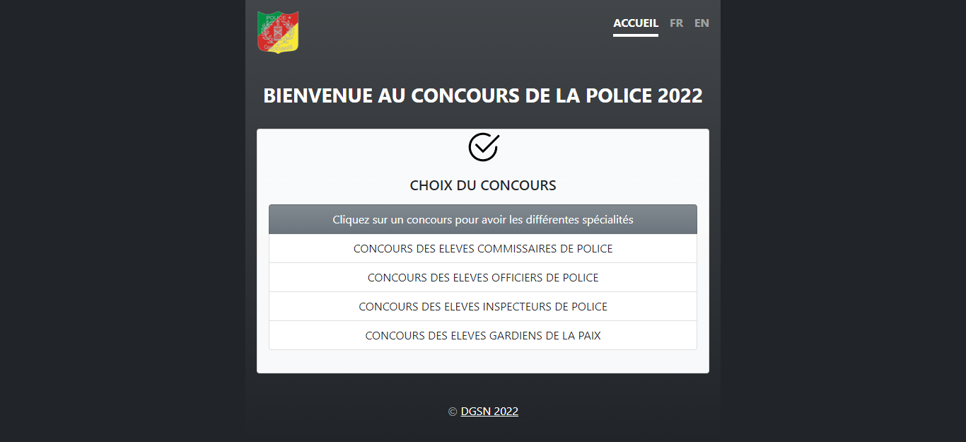 www.concours-dgsn.cm - Je peux postuler à combien de concours