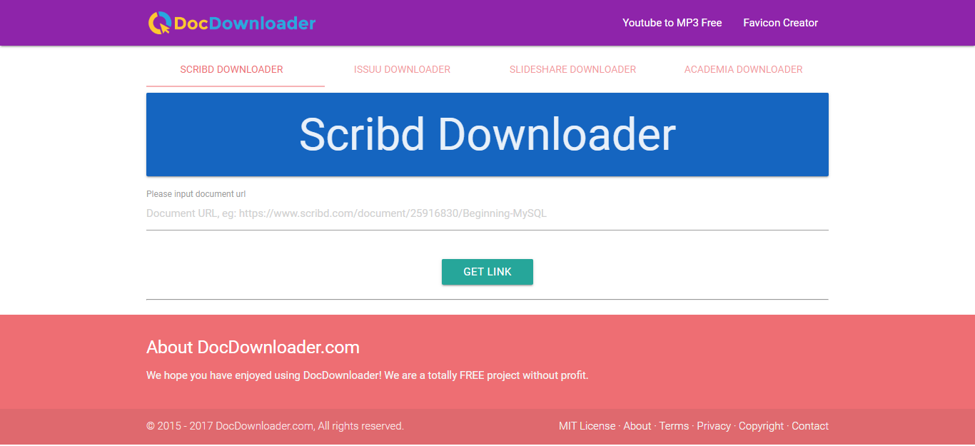 Scribd Downloader : Téléchargez n'importe quel document Scribd gratuitement