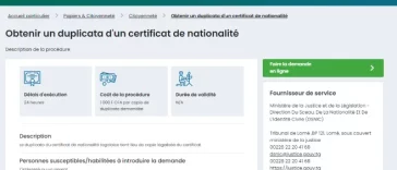 obtention des duplicatas de votre certificat de nationalité en ligne au Togo en 2023
